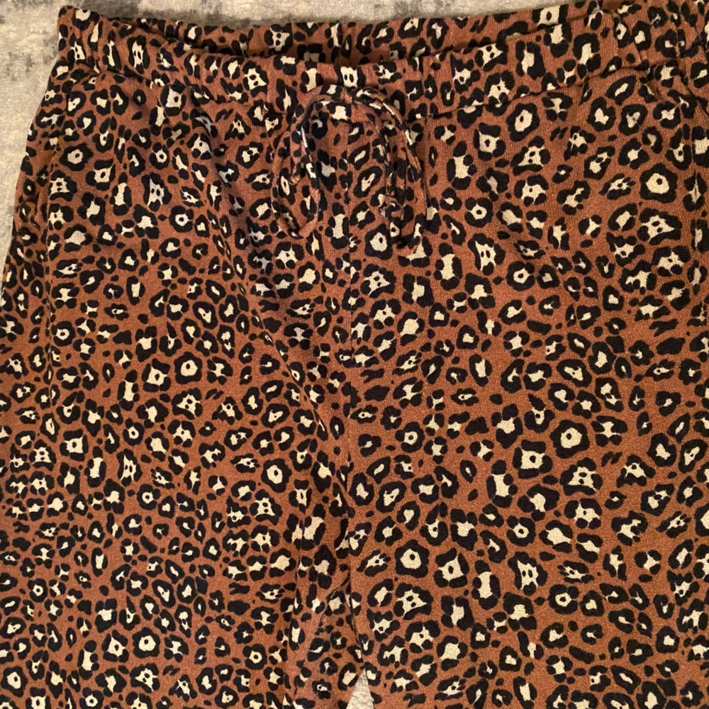 Honeyme curvy cheetah print lounge pants pajama pants plus size 3XL - Picture 6 of 11